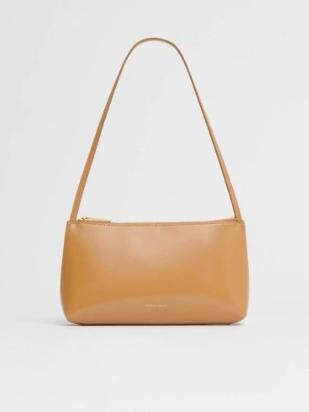 Mansur Gavriel Gaia Small Leather Shoulder Bag in Caramel NWT